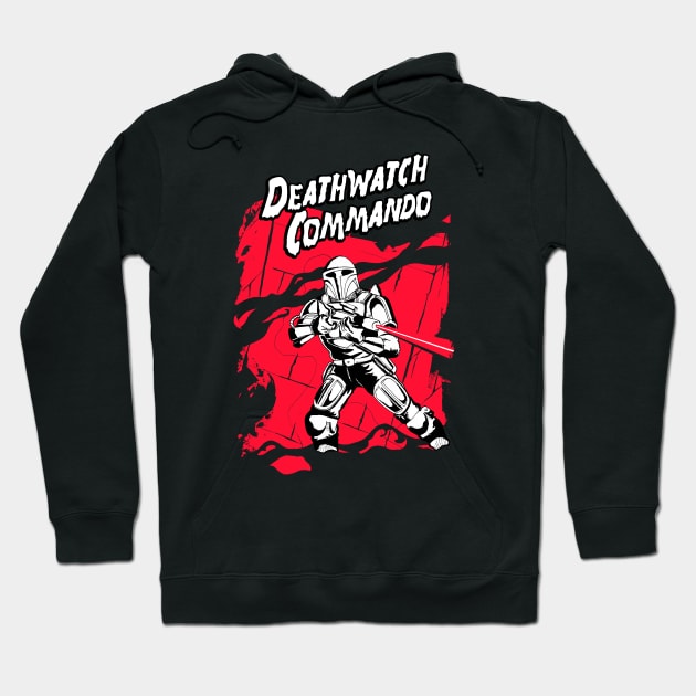 Deathwatch Commando Hoodie by SkipBroTees